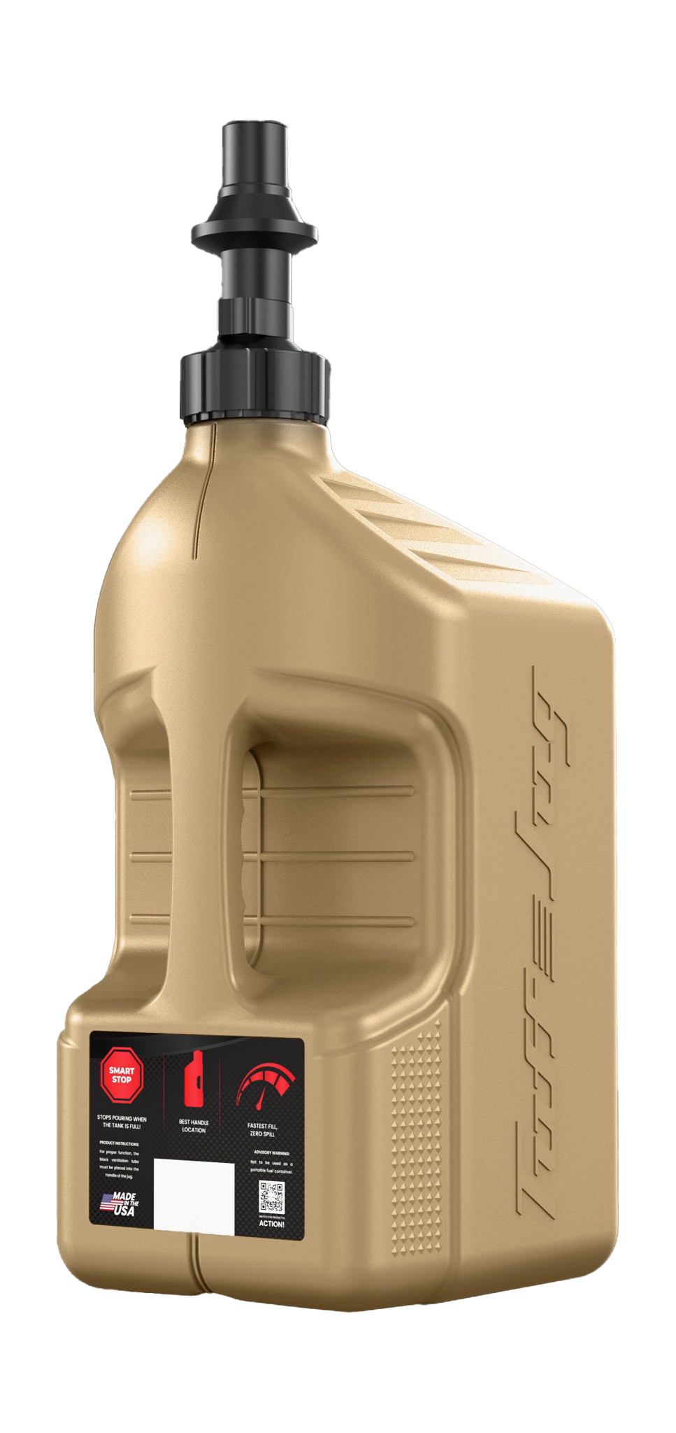 Tuff Jug Fuel Can Gen 3 Quick-Fill Cap - Desert Tan / Black - 20 L