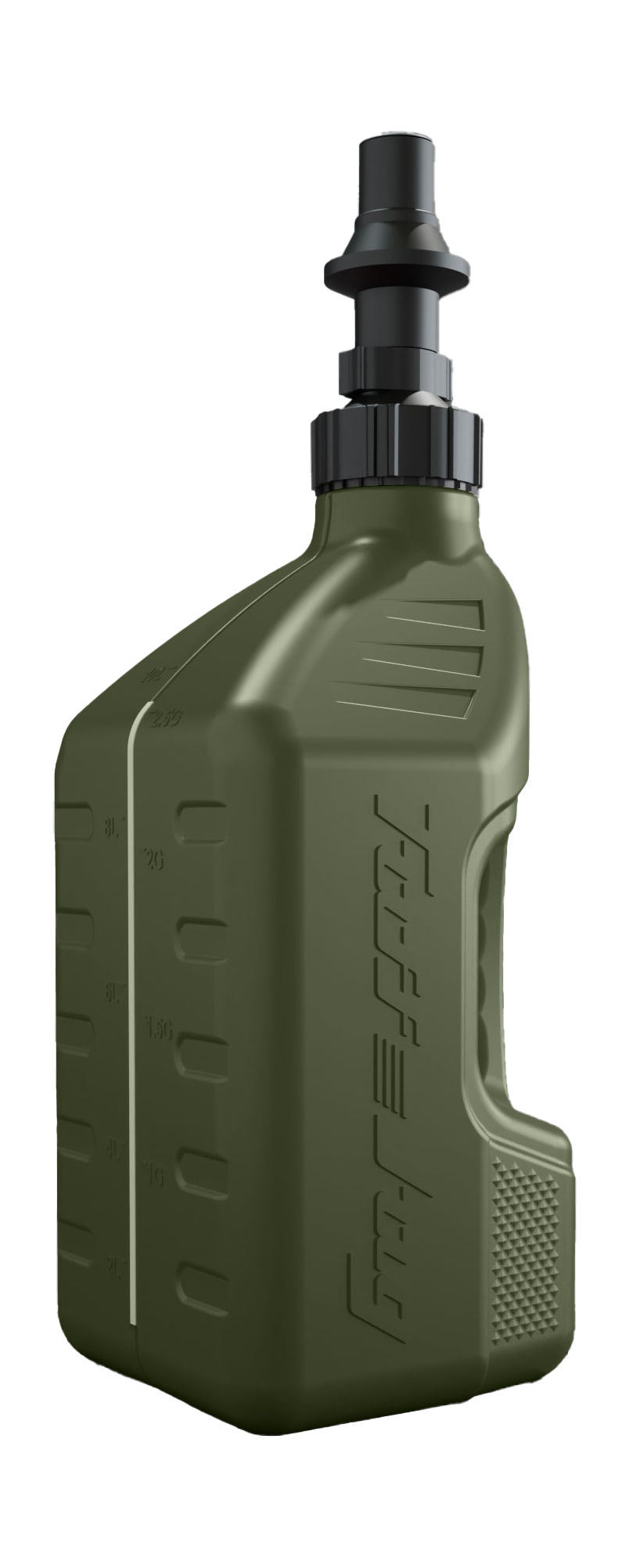 Tuff Jug Fuel Can Gen 3 Quick-Fill Cap - Forest Green / Black - 10 L