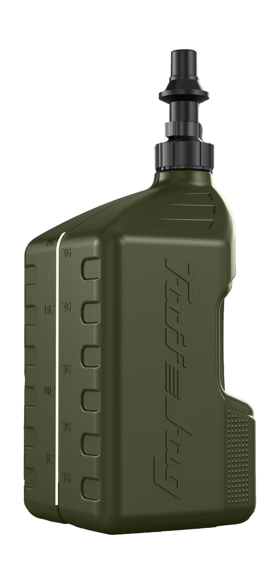 Tuff Jug Fuel Can Gen 3 Quick-Fill Cap - Forest Green / Black - 20 L