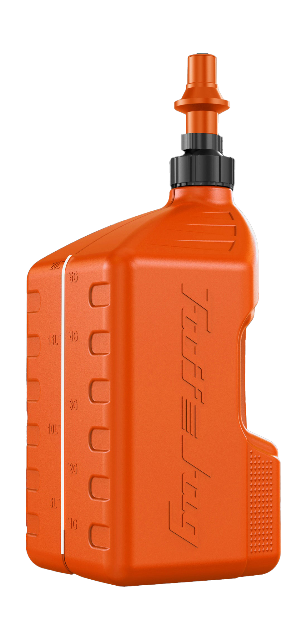 Tuff Jug Fuel Can Gen 3 Quick-Fill Cap - Orange / Orange - 20 L