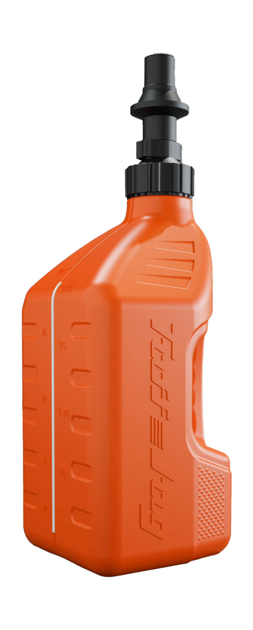 Tuff Jug Fuel Can Gen 3 Quick-Fill Cap - Orange / Black - 10 L