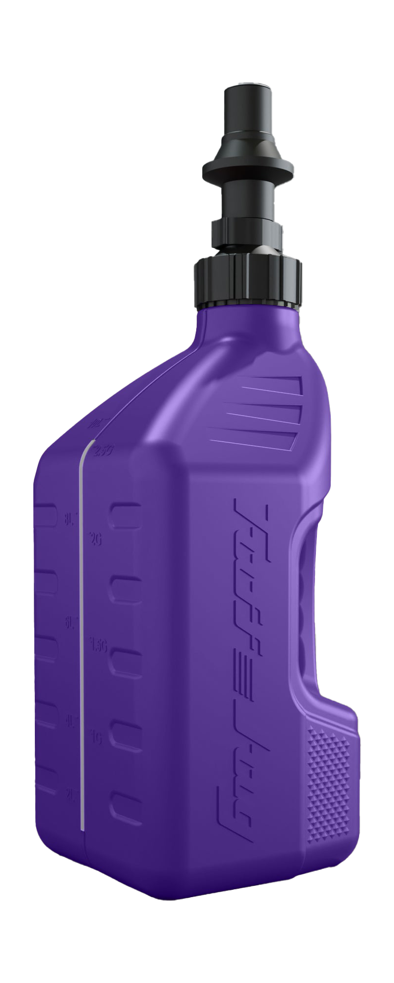 Tuff Jug Fuel Can Gen 3 Quick-Fill Cap - Purple / Black - 10 L