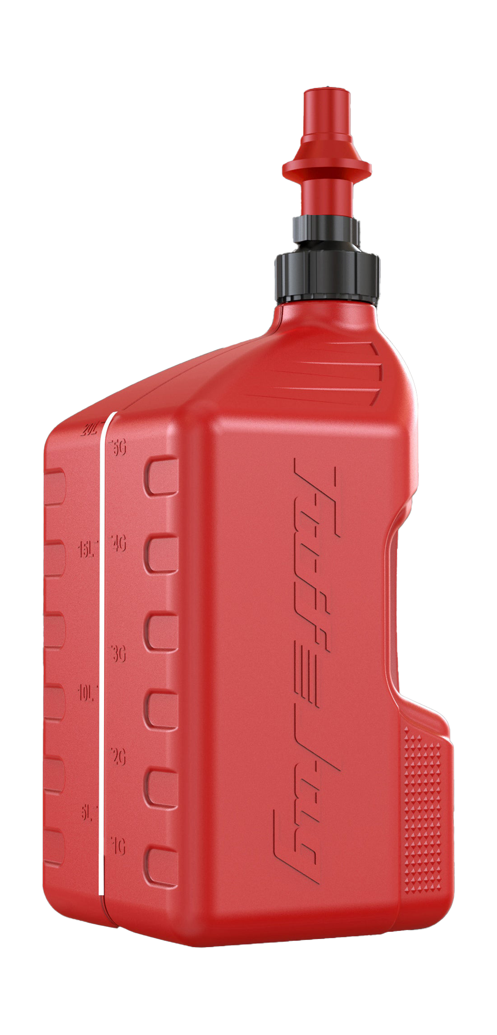 Tuff Jug Fuel Can Gen 3 Quick-Fill Cap - Red / Red - 20 L