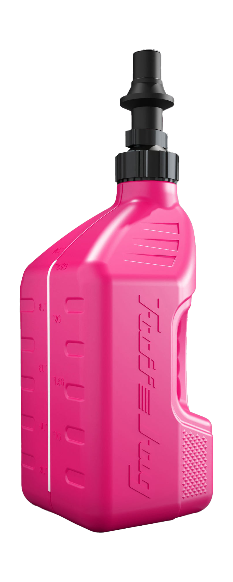 Tuff Jug Fuel Can Gen 3 Quick-Fill Cap - Pink / Black - 10 L