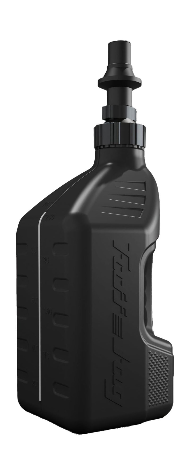Tuff Jug Fuel Can Gen 3 Quick-Fill Cap - Black / Black - 10 L