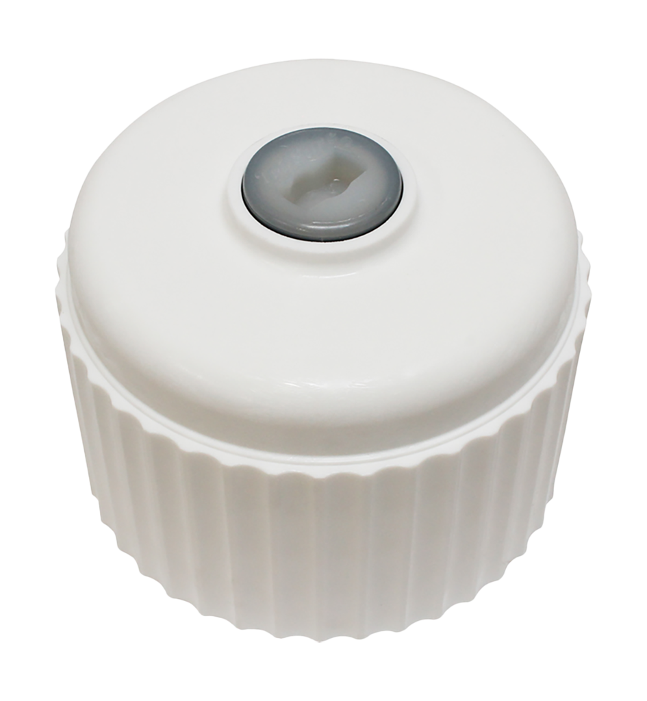 Tuff Jug Standard Cap &amp; Center Plug Gen 2 - White
