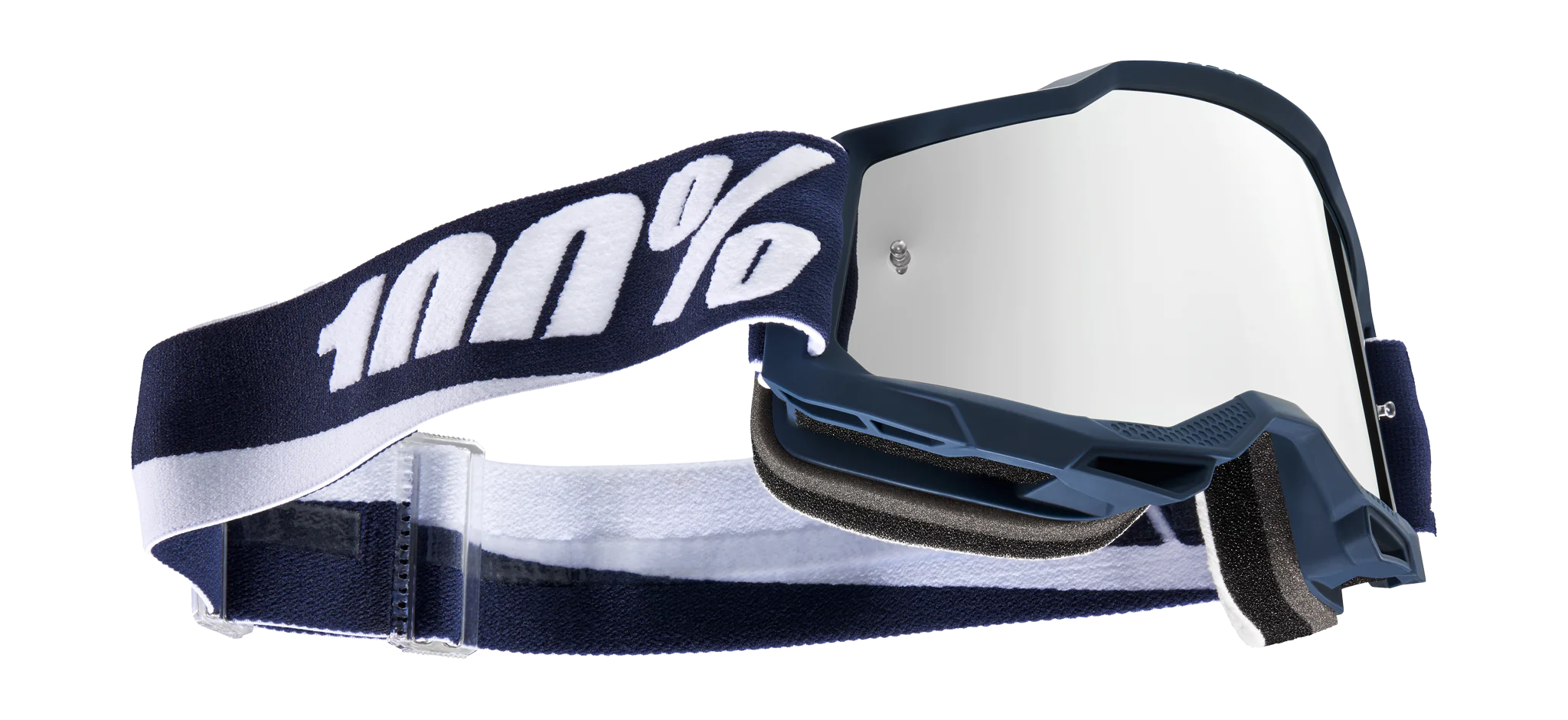 100% Motocross Goggle Accuri 2 Mifflin - Mirror Silver Flash