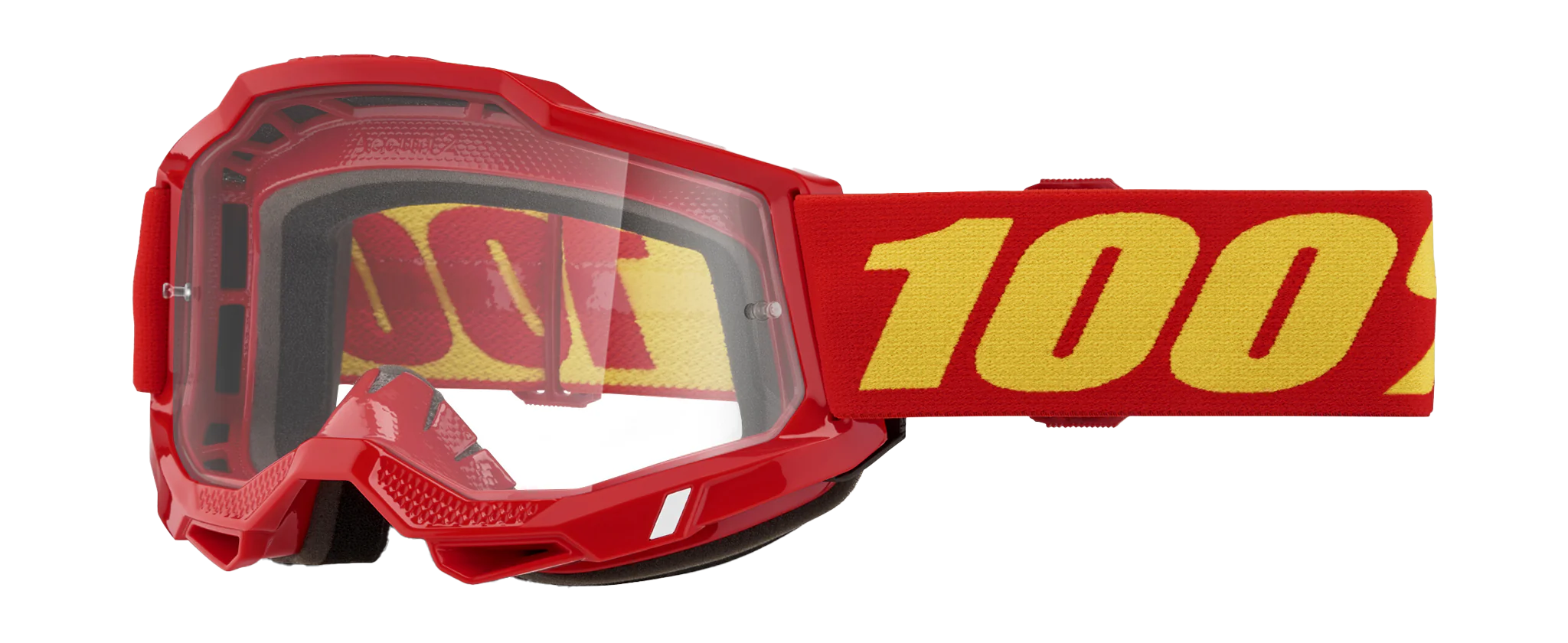 100% Motocross Goggle Accuri 2 Red - Clear