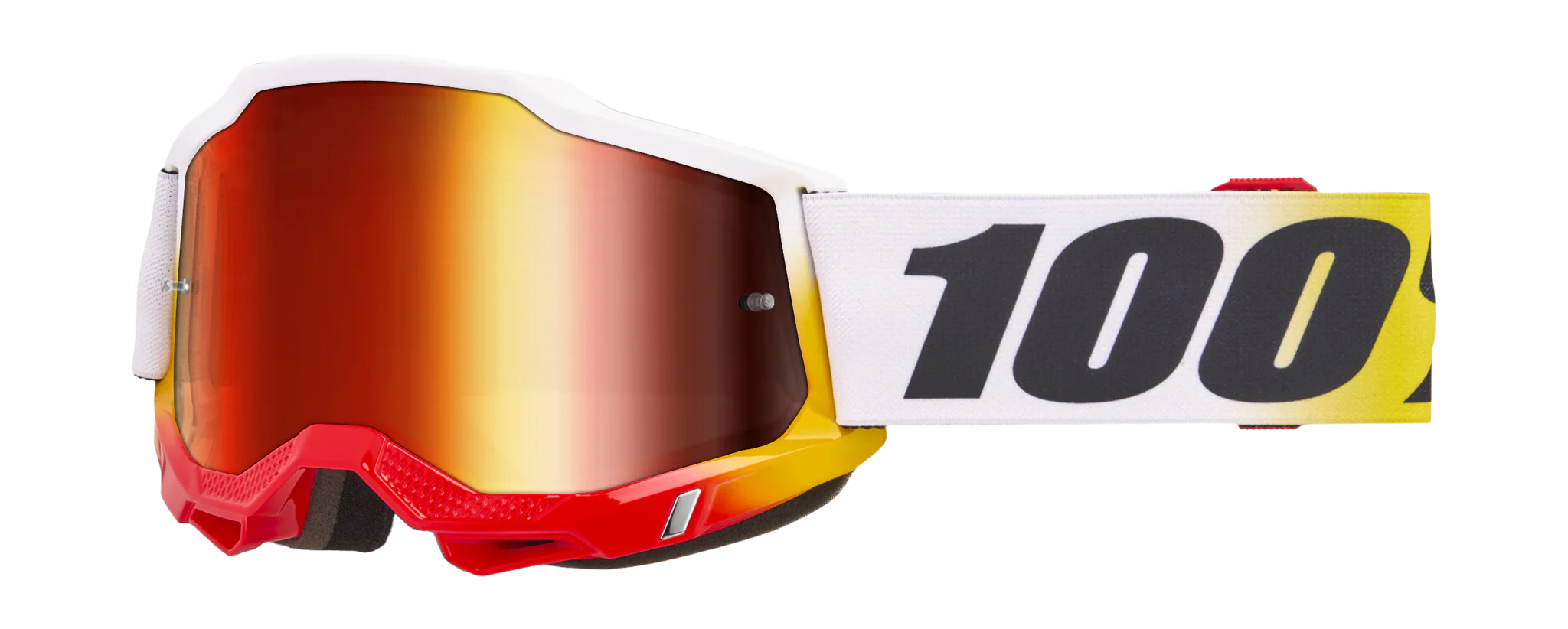 100% Motocross Goggle Accuri 2 Torken - Mirror Red