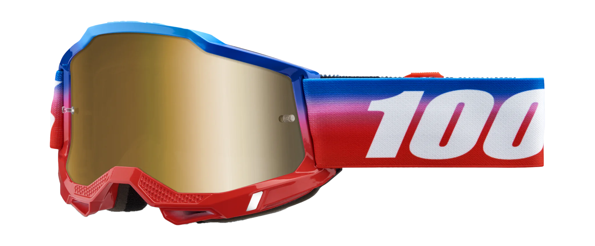 100% Motocross Goggle Accuri 2 Unity - Mirror True Gold