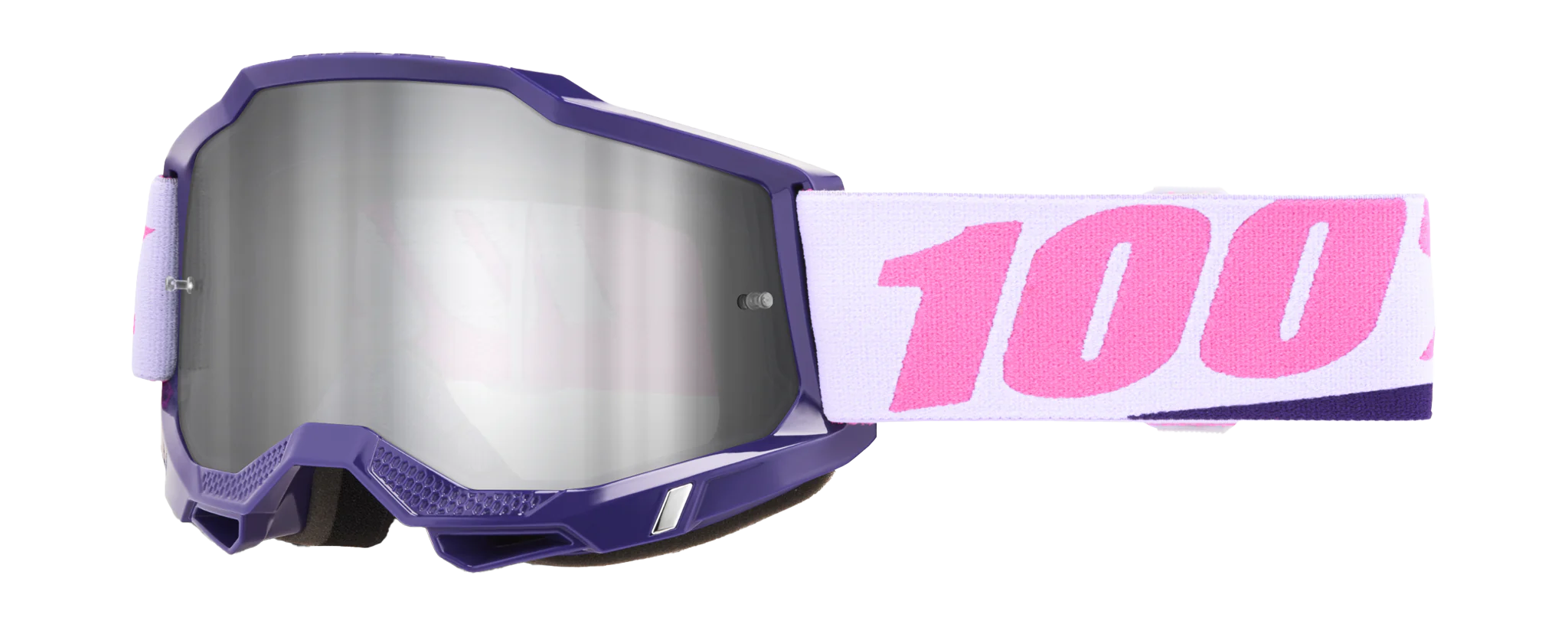 100% Motocross Goggle Accuri 2 Yumiko - Mirror Silver