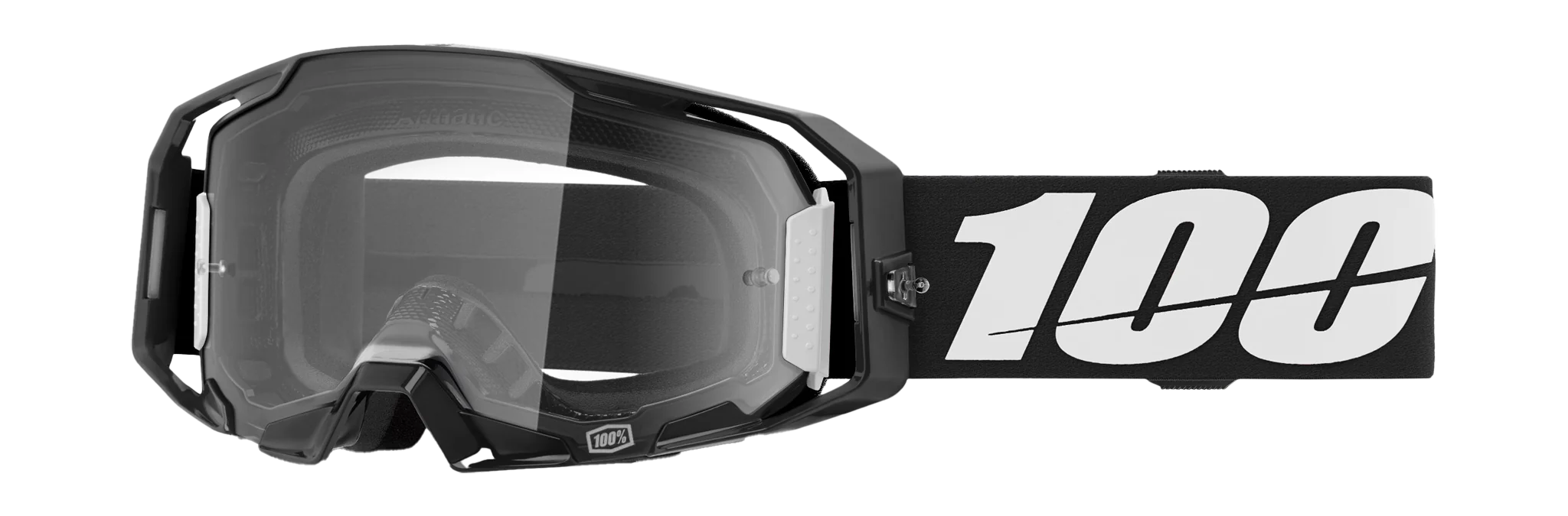 100% Motocross Goggle ARmatic Black - Clear
