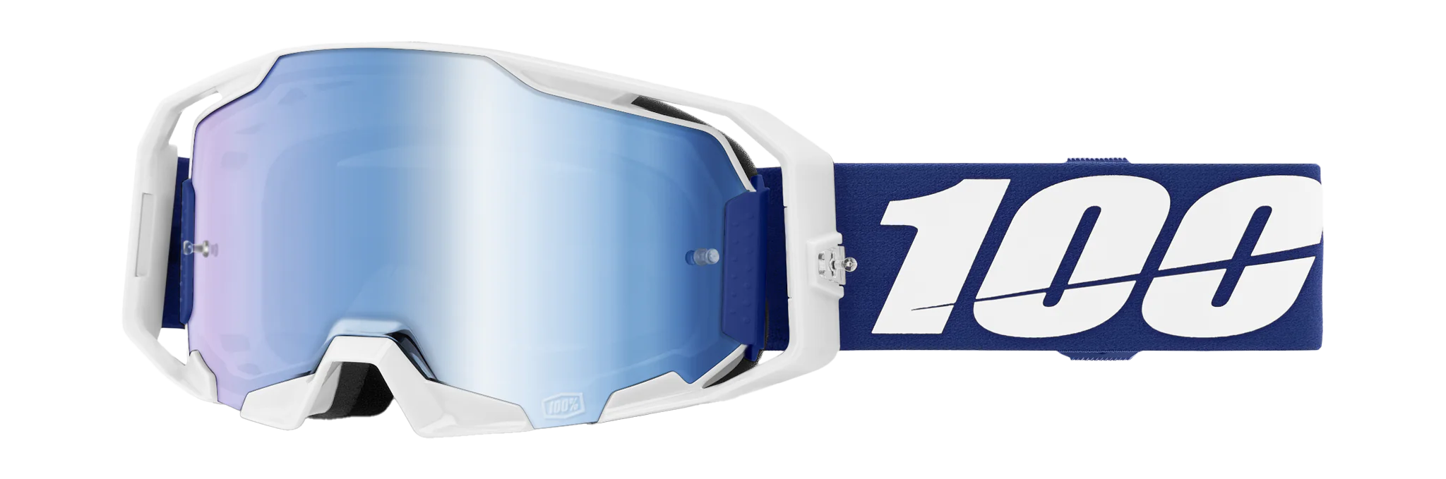 100% Motocross Goggle ARmatic Blue - Mirror Blue