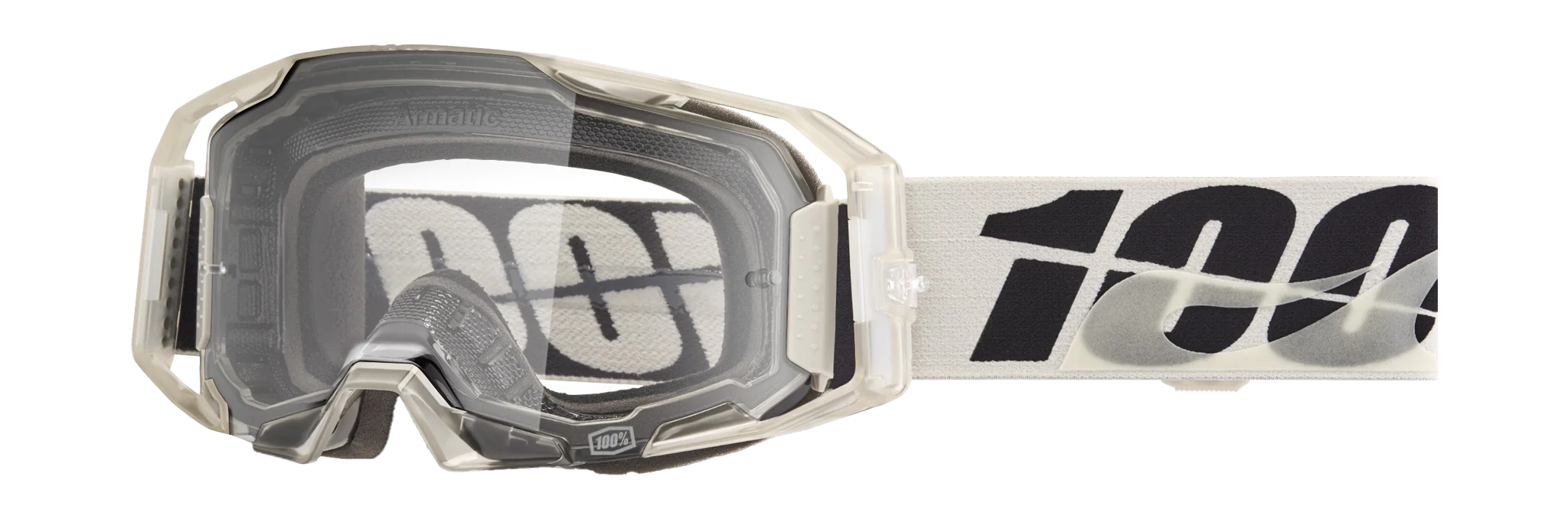 100% Motocross Goggle ARmatic Pitch - Clear