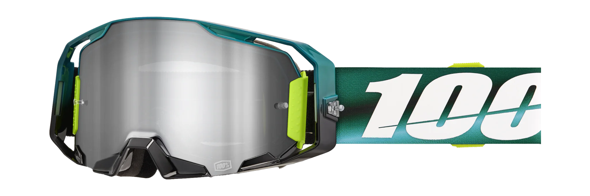 100% Motocross Goggle ARmatic Polarity - Mirror Silver