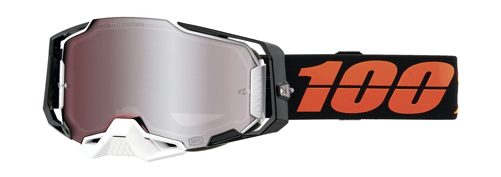 100% Motocross Goggle Armega Blacktail - HiPER Mirror Silver