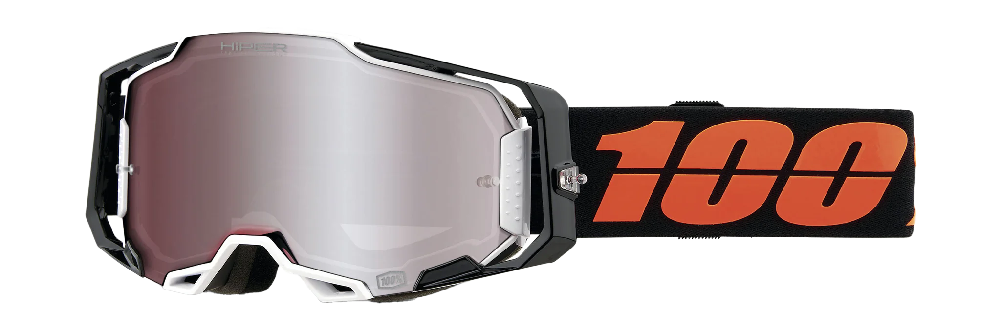 100% Motocross Goggle Armega Blacktail - HiPER Mirror Silver