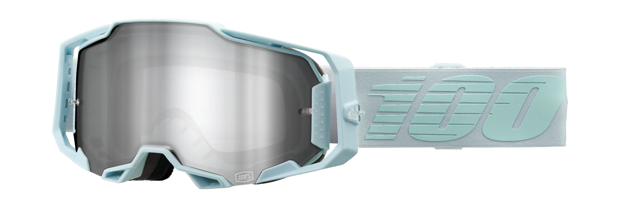 100% Motocross Goggle Armega Fargo - Mirror Silver Flash