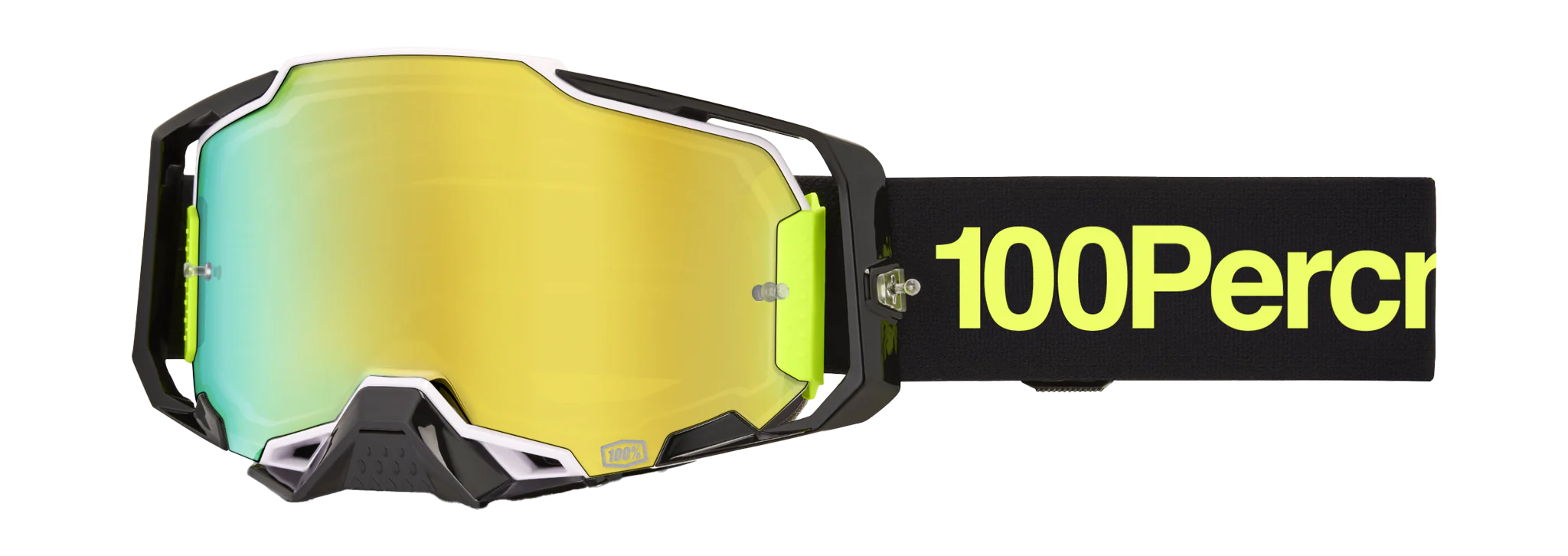 100% Motocross Goggle Armega Orban - Mirror Gold