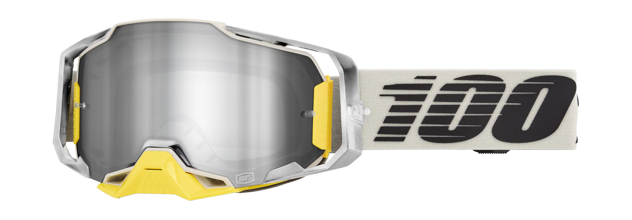 100% Motocross Goggle Armega Viggo - Mirror Silver Flash