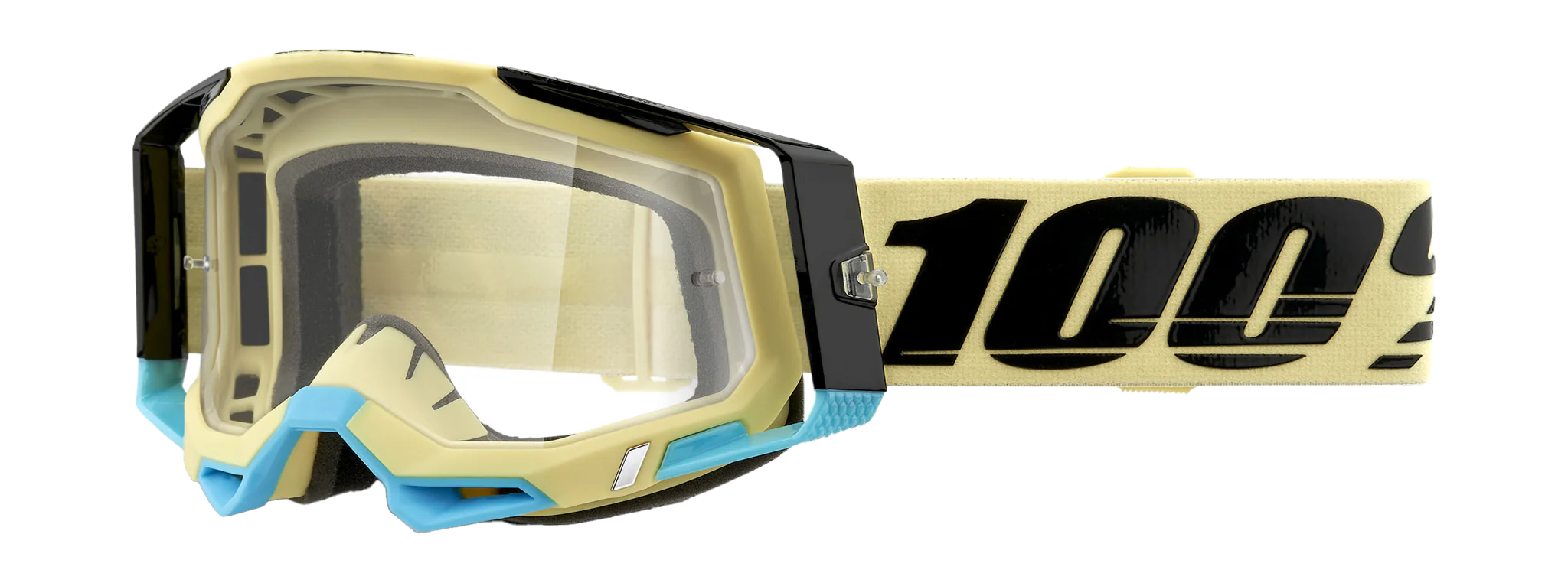 100% Motocross Goggle Racecraft 2 Airblast - Clear