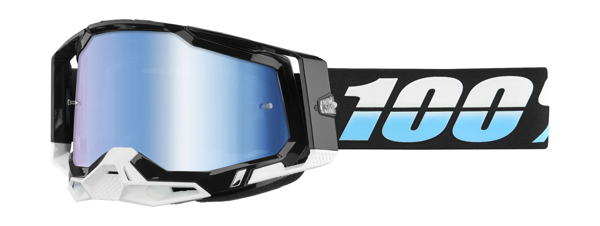 100% Motocross Goggle Racecraft 2 Arkana - Mirror Blue