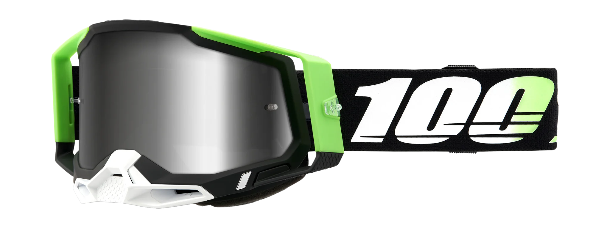 100% Motocross Goggle Racecraft 2 Kalkuta - Mirror Silver