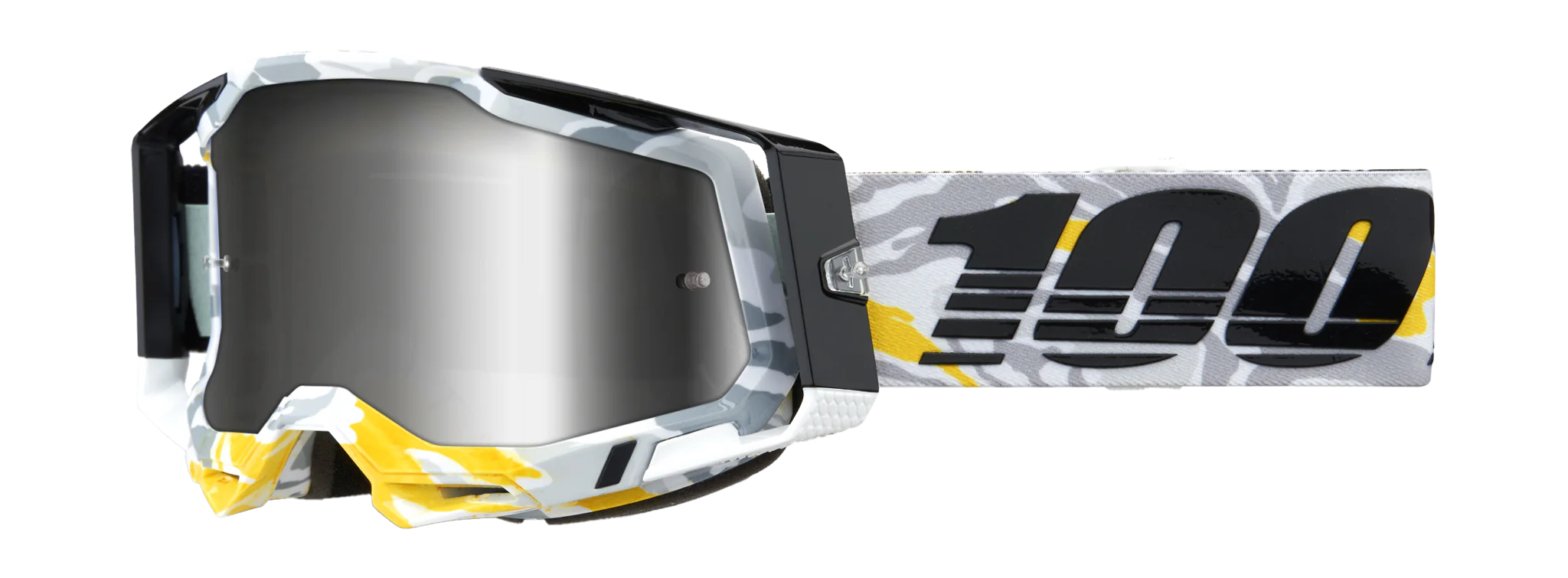 100% Motocross Goggle Racecraft 2 Korb - Mirror Silver