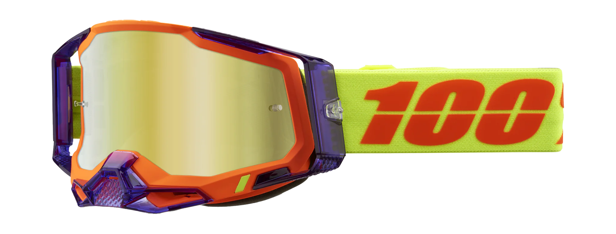 100% Motocross Goggle Racecraft 2 Panam - Mirror Gold