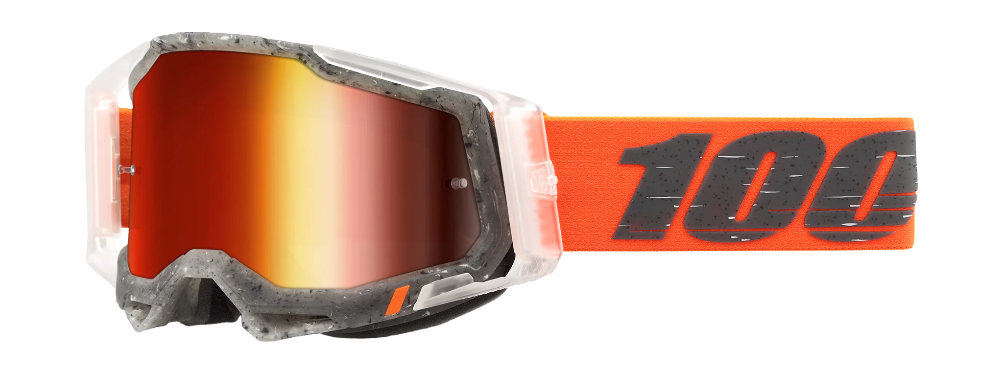 100% Motocross Goggle Racecraft 2 Schrute - Mirror Red
