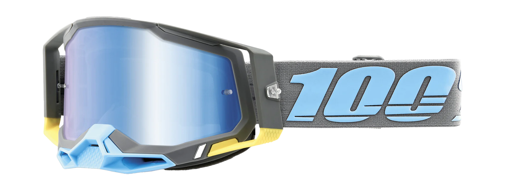 100% Motocross Goggle Racecraft 2 Trinidad - Mirror Blue