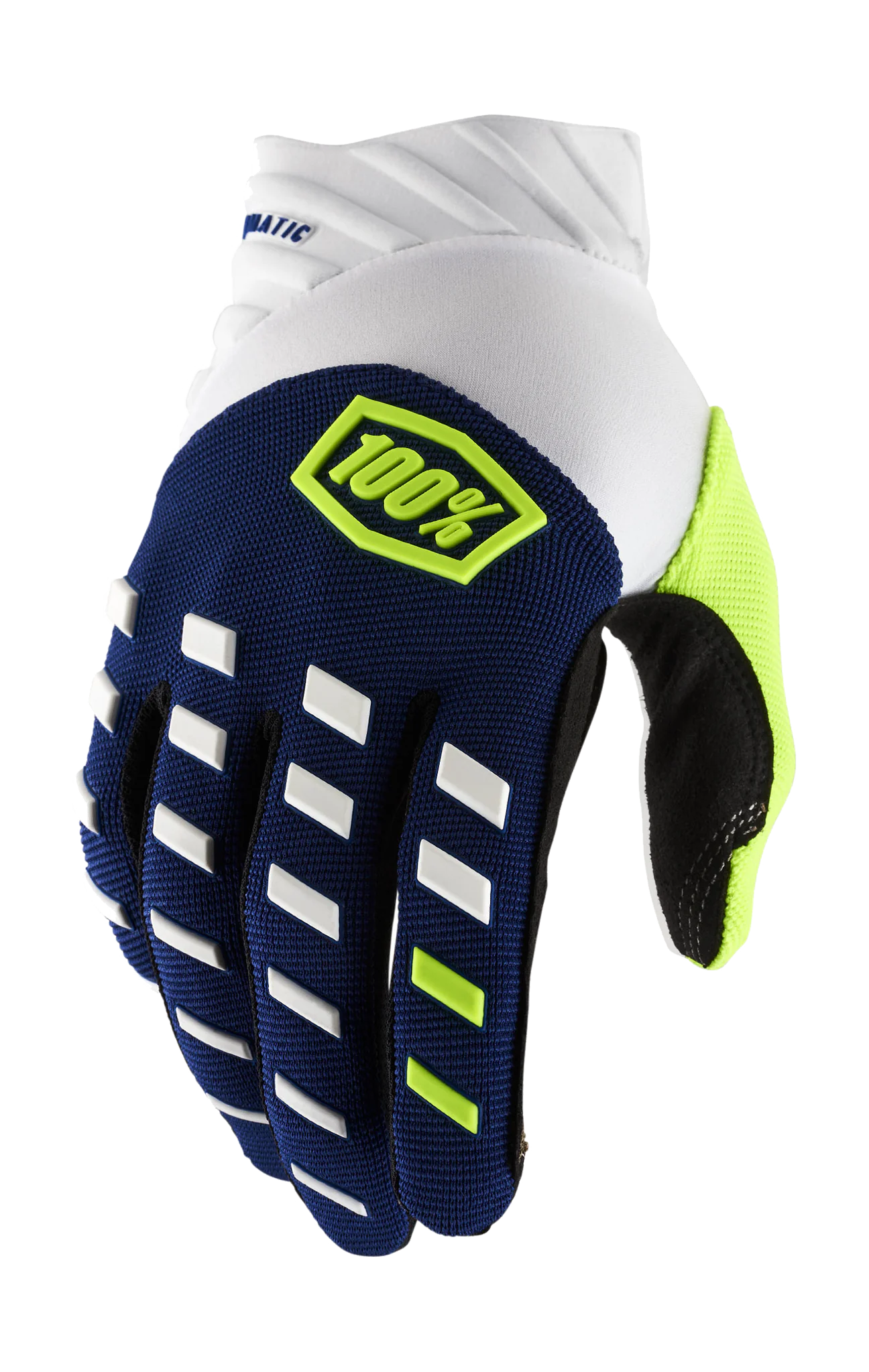 100% Motocross Gloves Airmatic - Navy / White
