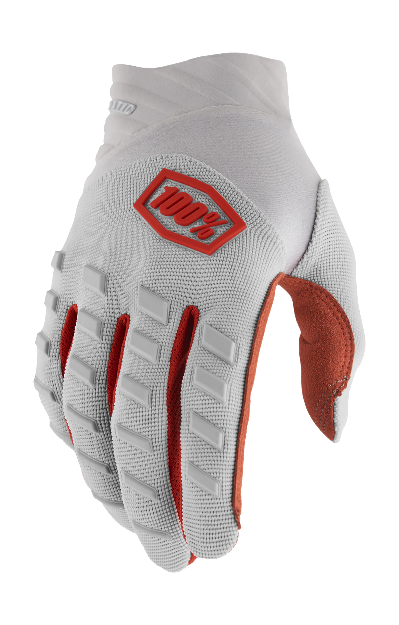 100% Motocross Gloves Airmatic - Silver