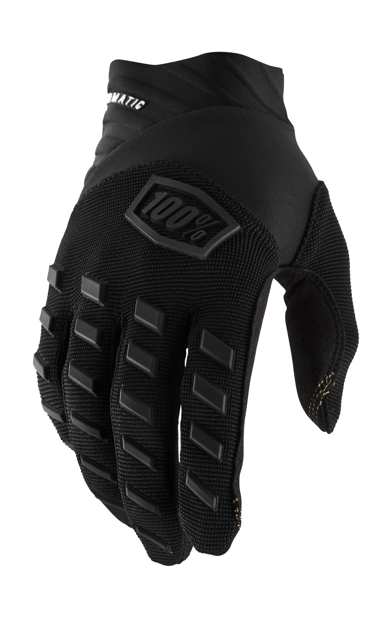 100% Motocross Gloves Airmatic - Black / Charcoal