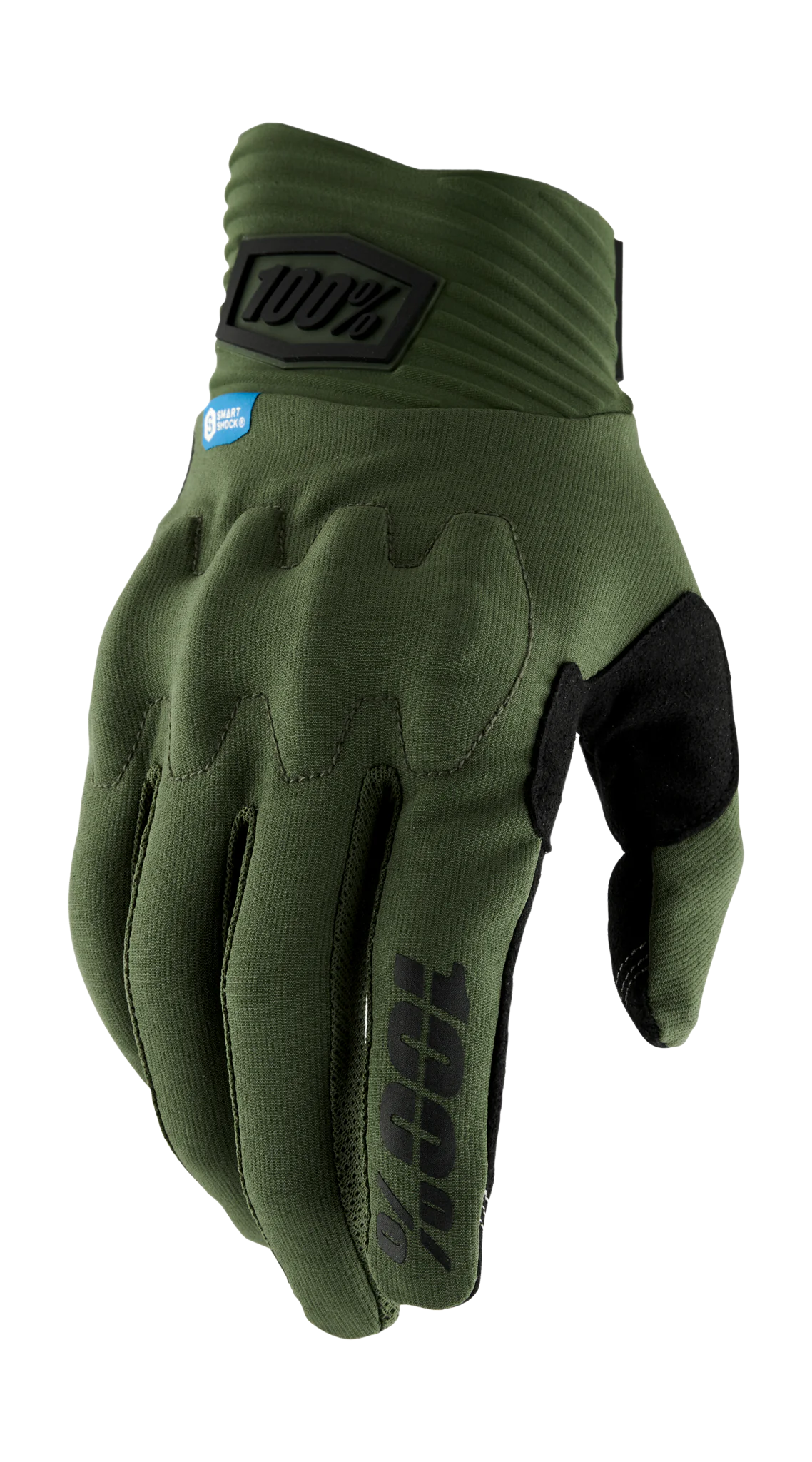 100% Motocross Gloves Cognito Smart - Army Green