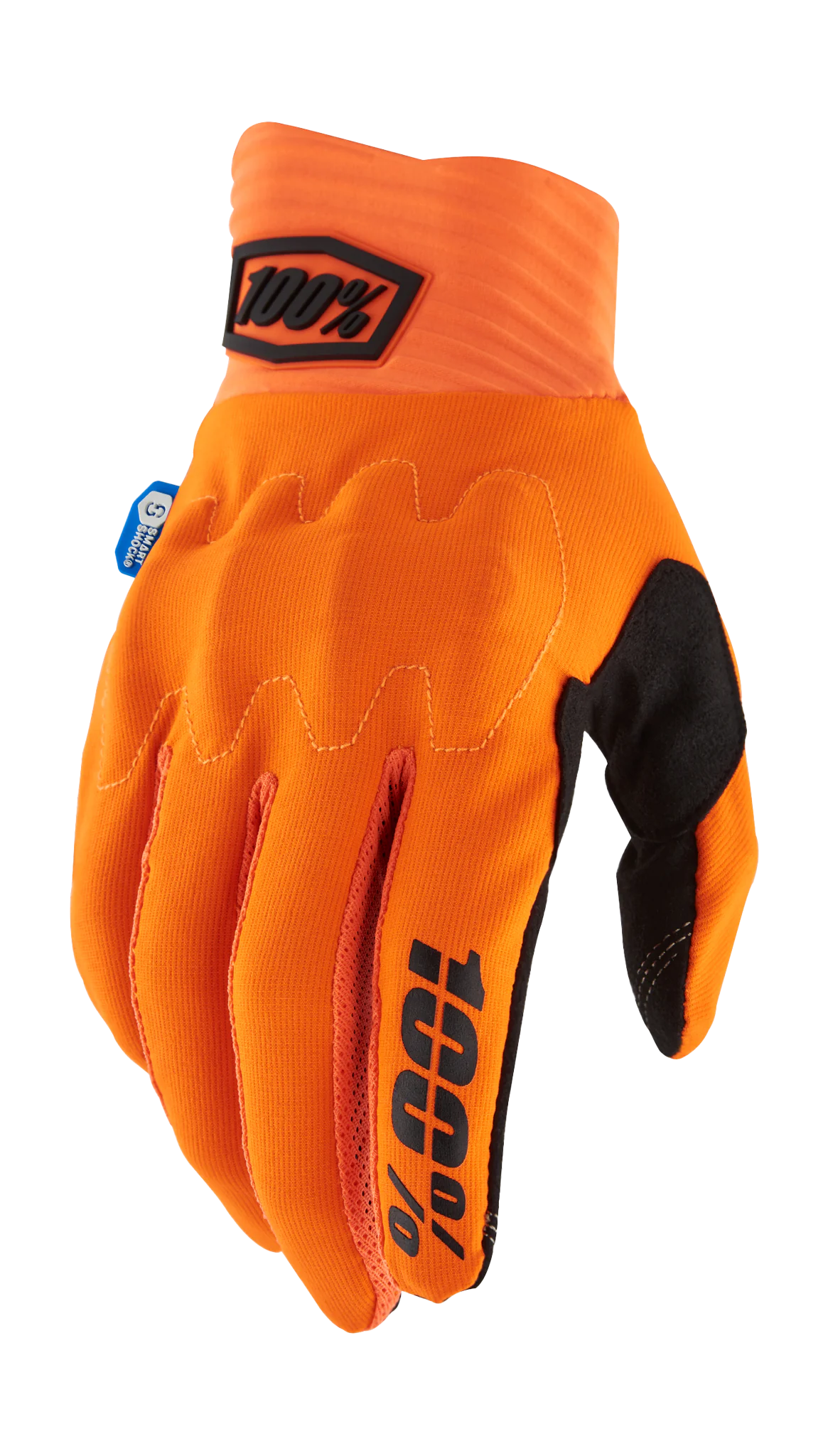 100% Motocross Gloves Cognito Smart - Fluo Orange