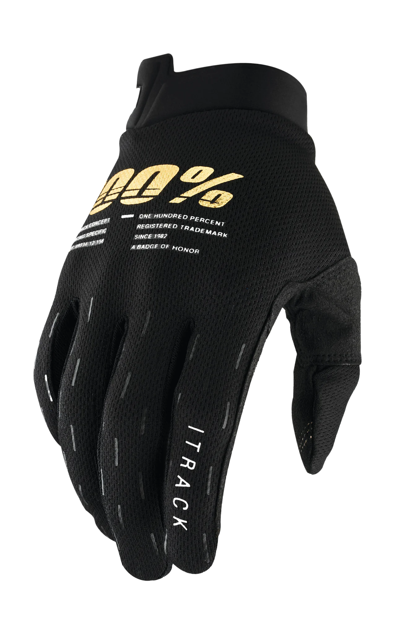 100% Motocross Gloves iTrack - Black