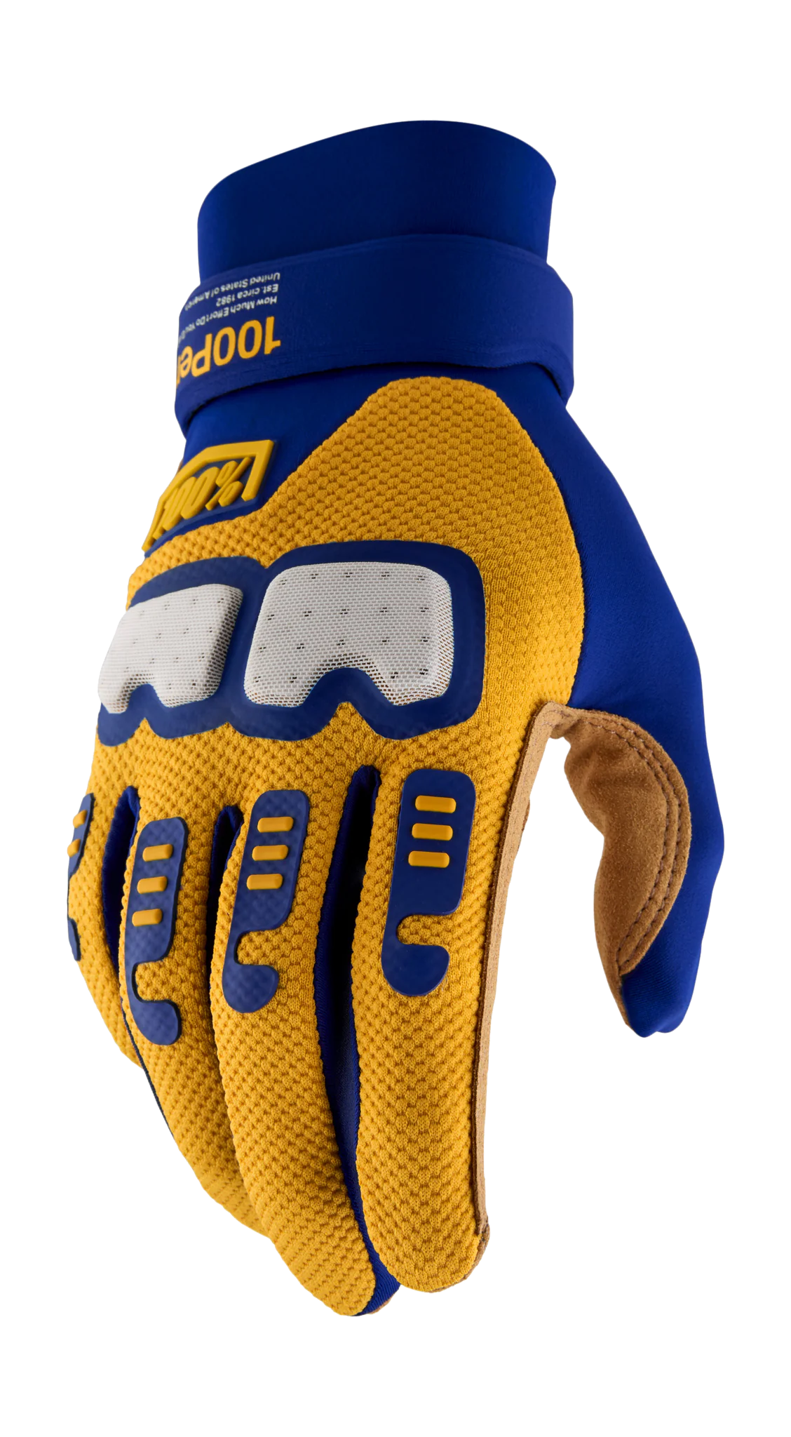 100% Motocross Gloves Langdale - Blue