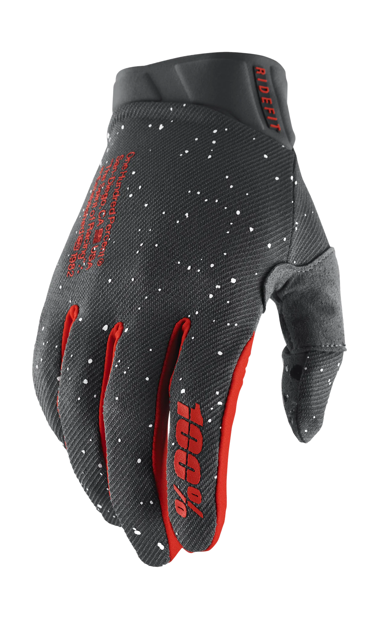 100% Motocross Gloves Ridefit - Mars
