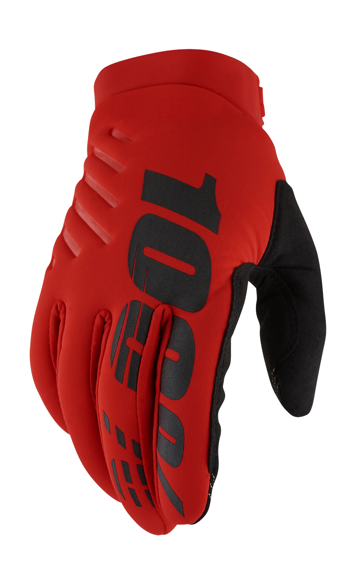 100% Motocross Gloves Winter Brisker - Red