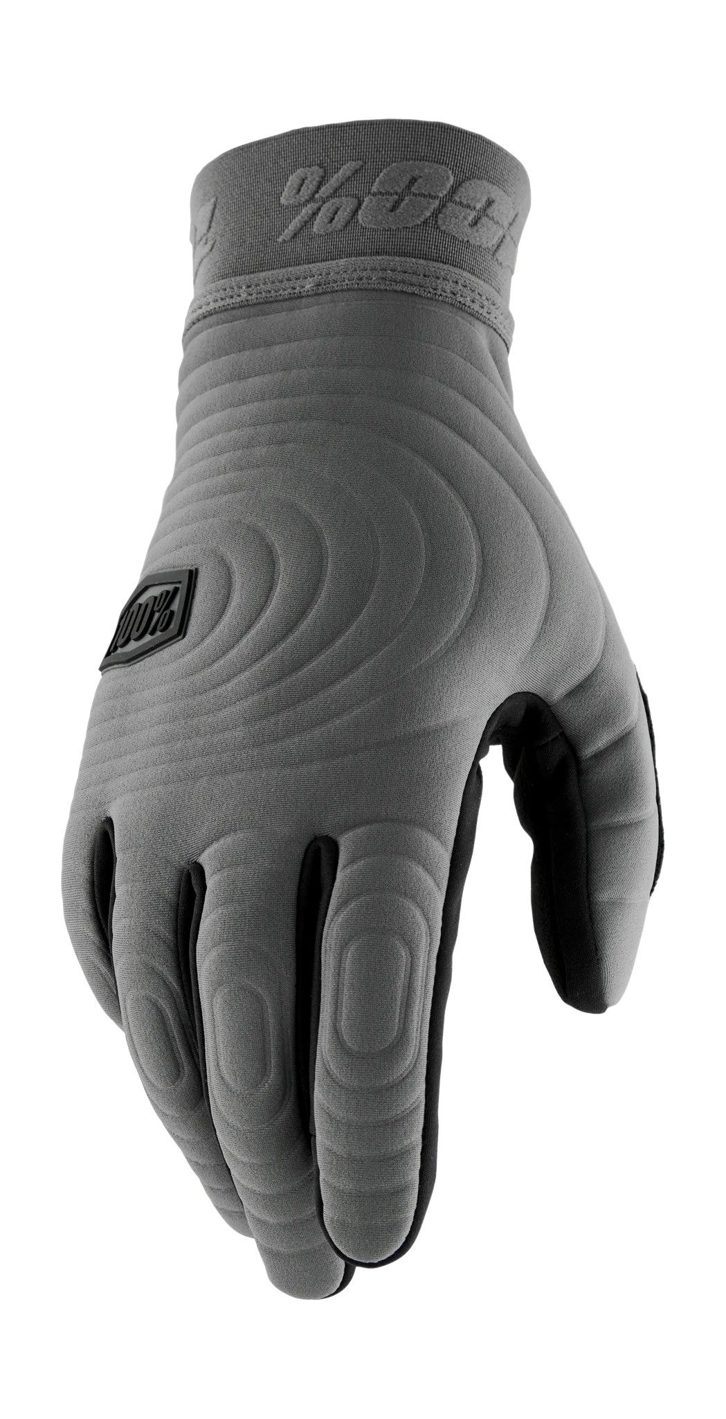 100% Motocross Gloves Winter Brisker Xtreme - Charcoal