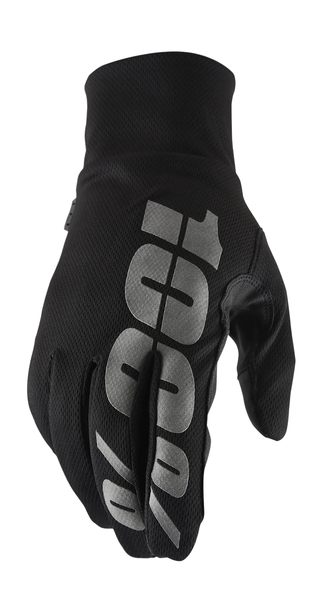 100% Motocross Gloves Winter Hydromatic Waterproof - Black