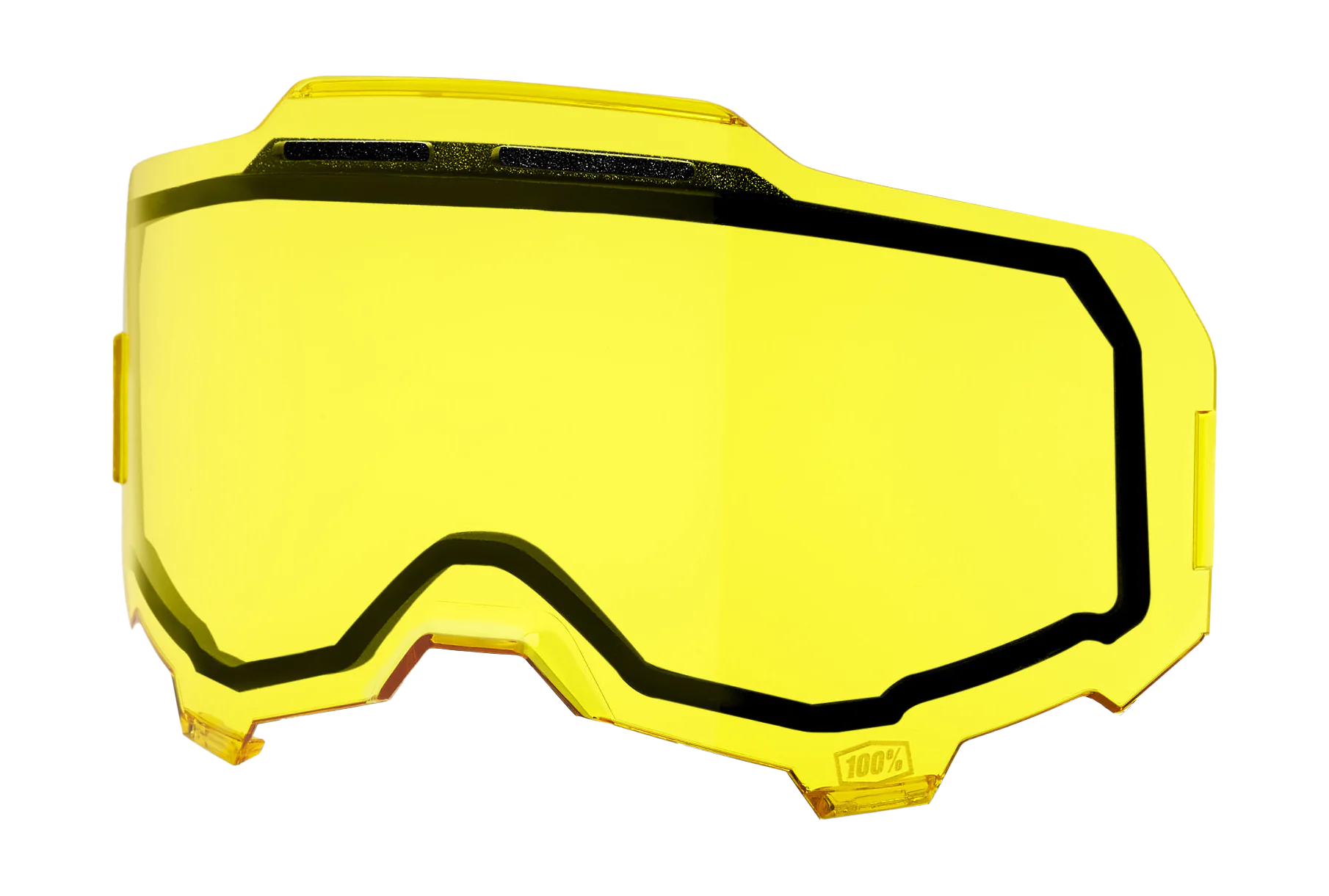 100% Lens ARMEGA / ARMATIC - Injected Dual Vented Yellow
