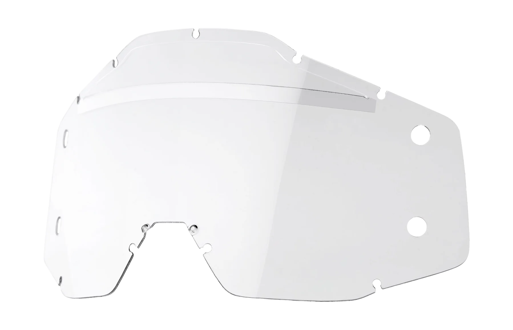 100% Lens / Mud Flap Set Roll-Off Forecast New Generation AC1/ST1 - Standard Clear