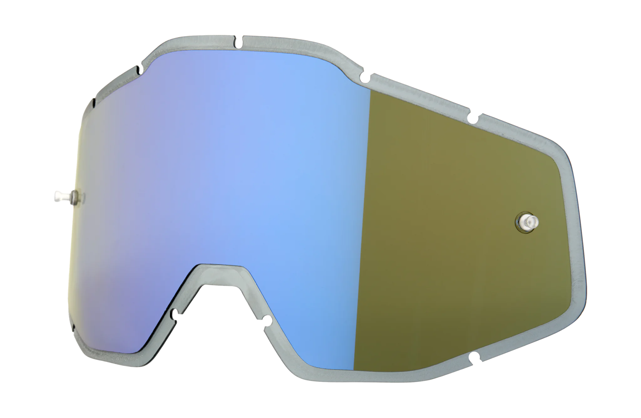 100% Lens RC1/AC1/ST1 - Injected Mirror Blue / Smoke