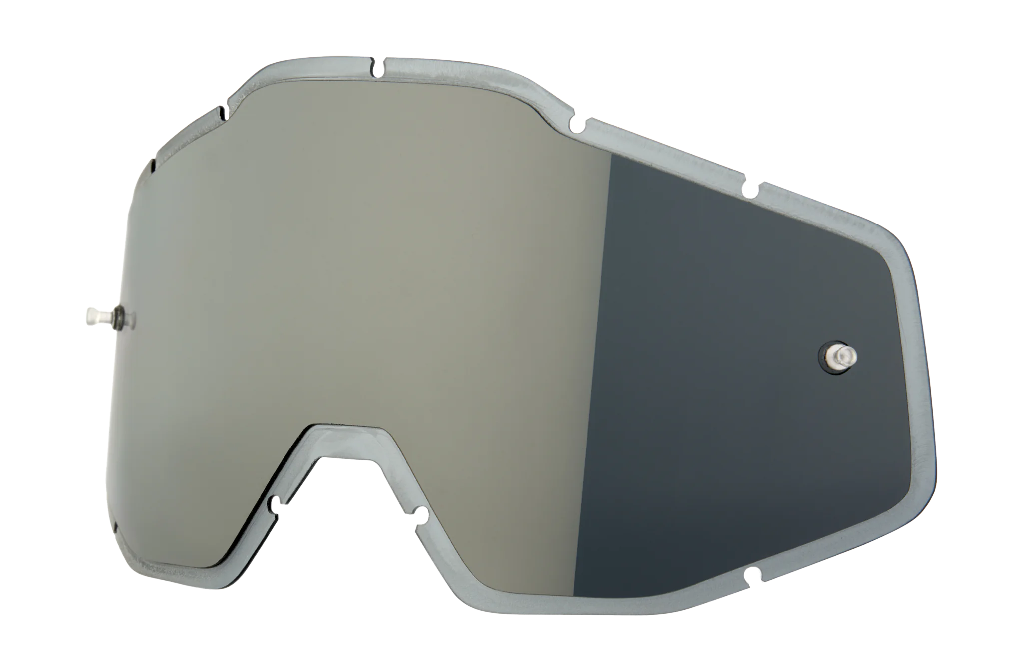 100% Lens RC1/AC1/ST1 - Injected Mirror Silver / Smoke