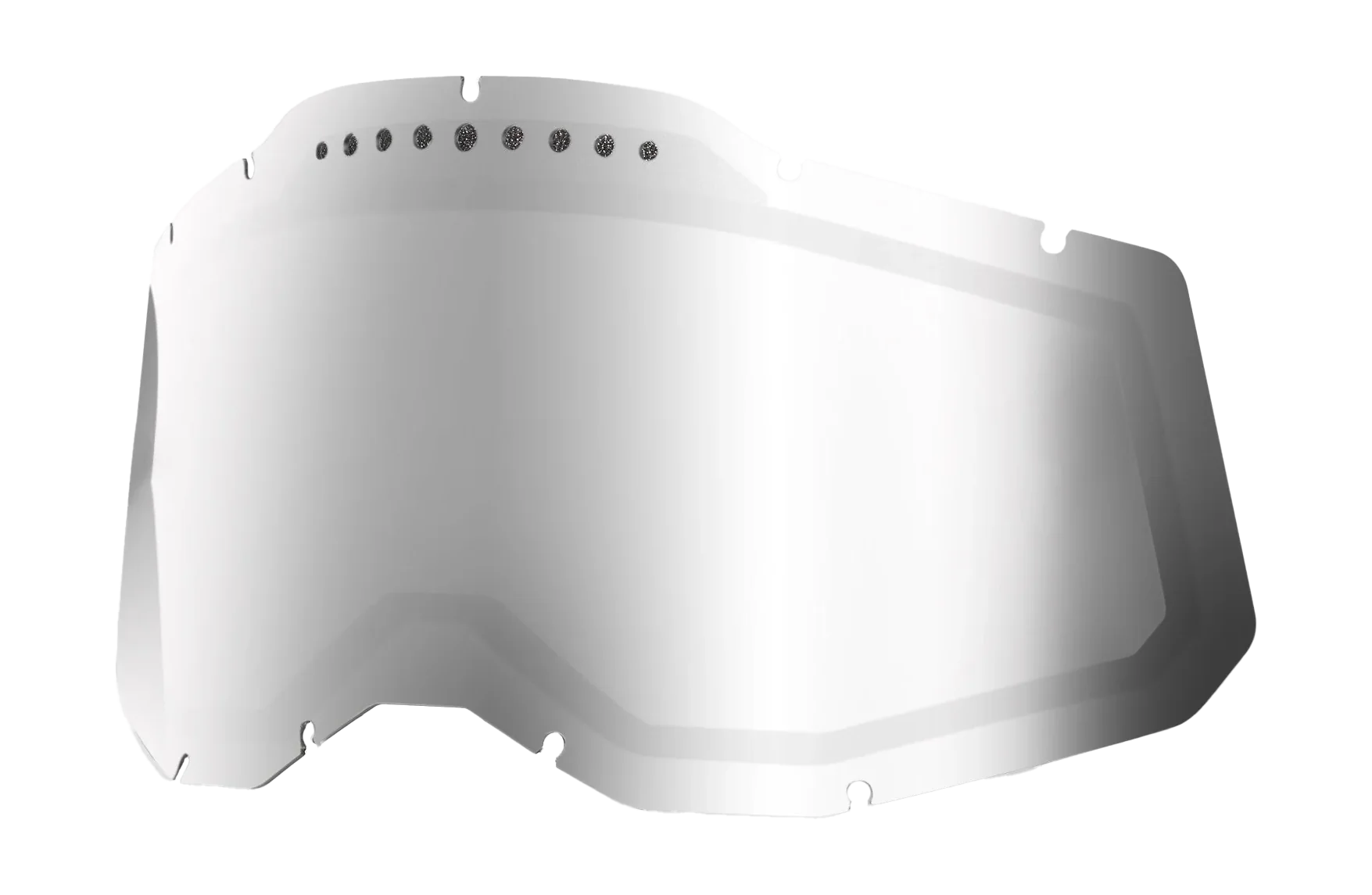 100% Lens RC2/AC2/ST2 - Dual Vented Mirror Silver