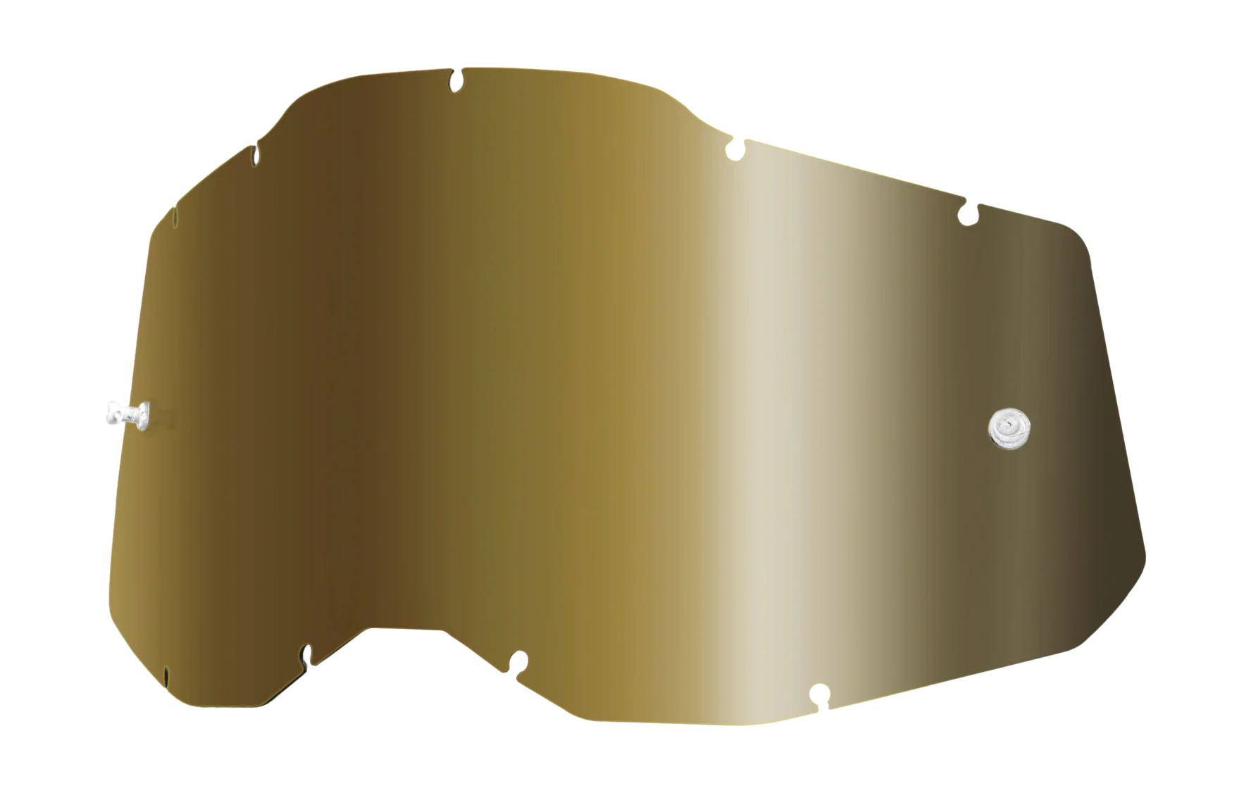 100% Lens RC2/AC2/ST2 - Standard Mirror True Gold