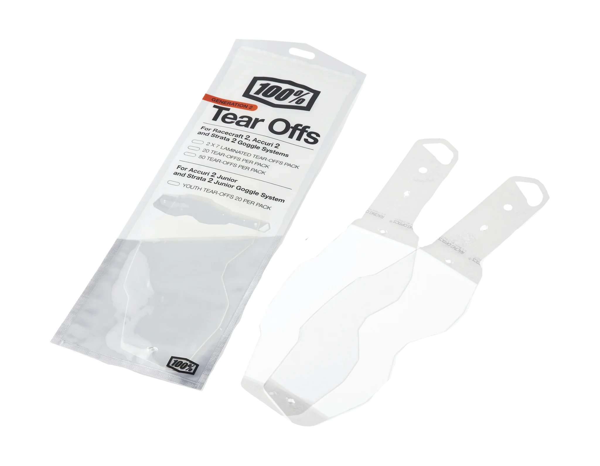 100% Tear-Offs Standard RC2/AC2/ST2