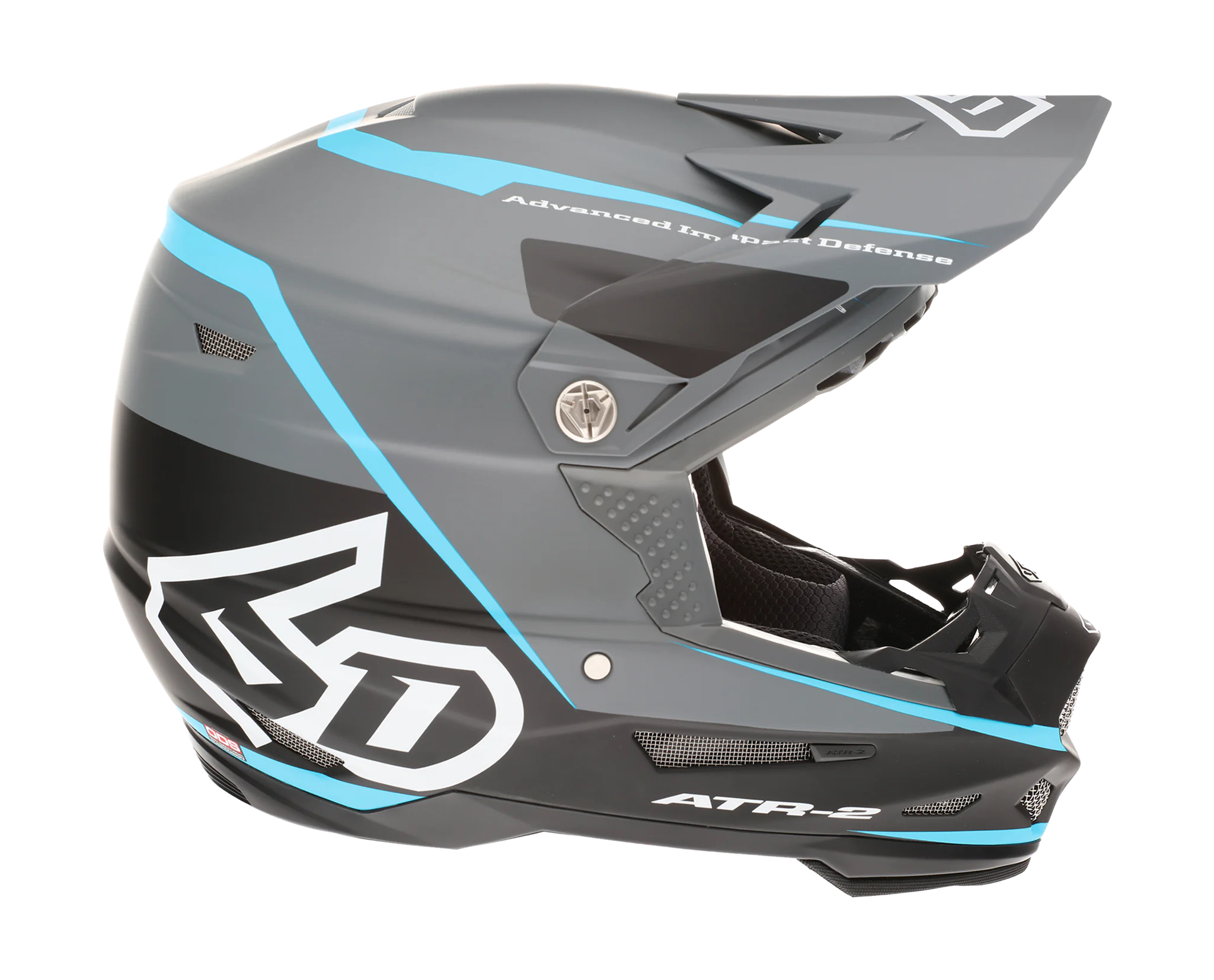 6D Motocross Helmet ATR-2 Alpha - Cyan
